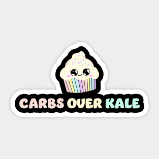 Carbs Over Kale Sticker